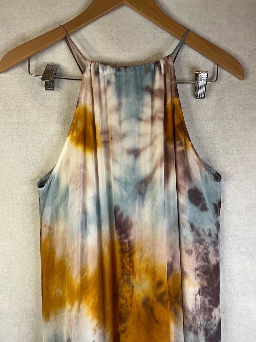 Young Fabulous & Broke Maxi Dress Tie Dye Small Multicolor NWOT - Picture 2 of 8